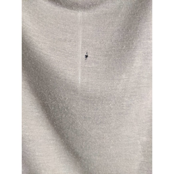 Olivaceous Sleeveless Boho Tank Top Gray Scoop Neck Curved Droptail Hem Sz Large - Picture 9 of 10